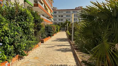 Jardín al aire libre en Apartamentos Brisa Marina