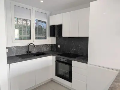 Una cocina o zona de cocina en Kerstin Bruns - Apartment Lissa with ocean views
