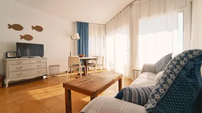 Zona de estar de Seahomes Vacations - Amazing Seafront Apt & PKG