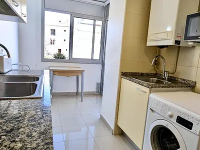 Una cocina o zona de cocina en EVH135 Apartamento con piscina comunitaria