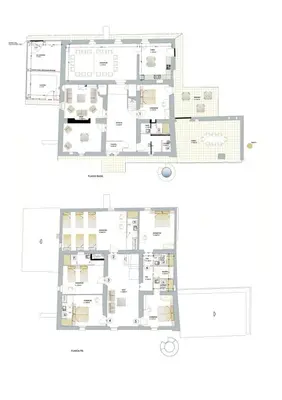 Plano de A Restored 16Th-Century Farmhouse Near Girona