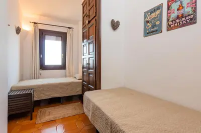 Cama o camas de una habitación en ST-4 BEGUR SA TUNA 4 PaX