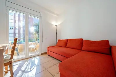 Zona de estar de Hauzify I Apartament Fenals