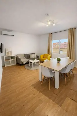 Zona de estar de Apartaments Montseny