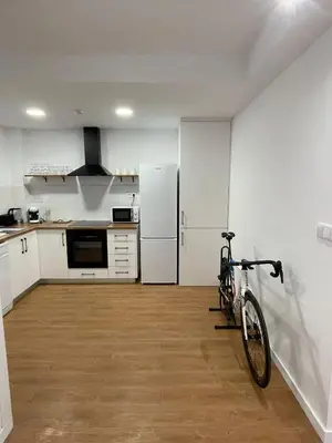 Una cocina o zona de cocina en Apartaments Montseny