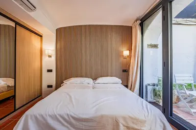 Cama o camas de una habitación en AL-1 Llafranc 4 PAX