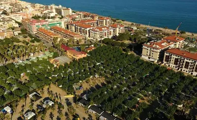 Paisaje cerca de este camping
