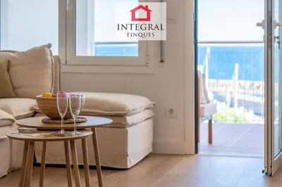 Zona de estar de Apartament Cal Mar