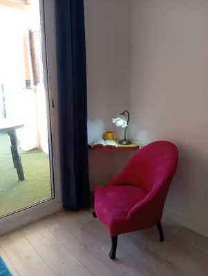Zona de estar de Apartamento 2º centrico con Parking en Calella,Barcelona