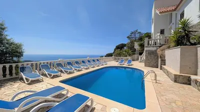 Piscina en o cerca de Villa Celeste, Private pool with sea view, 15pers