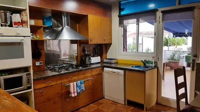 Una cocina o zona de cocina en Apart 1º & Spa and Parking in Calella, Barcelona