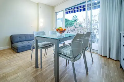 Zona de estar de Charming apartment in Palamós