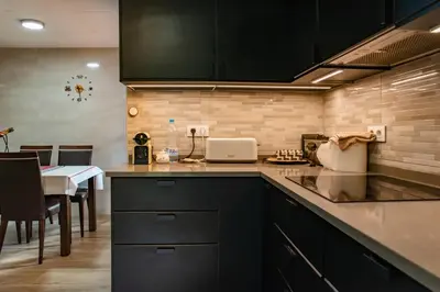 Una cocina o zona de cocina en Villa Ficus