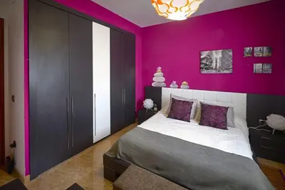 Cama o camas de una habitación en Cozy house with pool