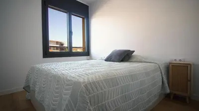 Cama o camas de una habitación en Apartamento Pins by Hr Costabrava
