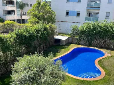 Piscina en o cerca de Encantador dúplex con dos terrazas cerca del mar.