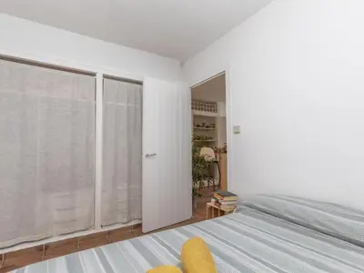 Cama o camas de una habitación en Apartamento Romántico en Tamariu, Terraza Privada, Playa a 150m, Wi-Fi Incluido - HISP-233-581