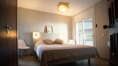 Cama o camas de una habitación en Apartamento Fanals I by HR COSTABRAVA