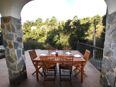 Un balcón o terraza de Villa Sofia a 2 kms de Lloret de mar