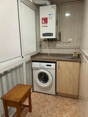 Una cocina o zona de cocina en Apartamento soleado junto al mar Els Pins
