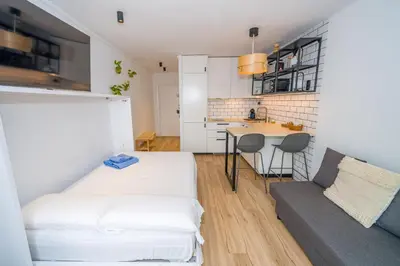 Una cocina o zona de cocina en Pau Picasso 2 – Estudio con Terraza en Tossa