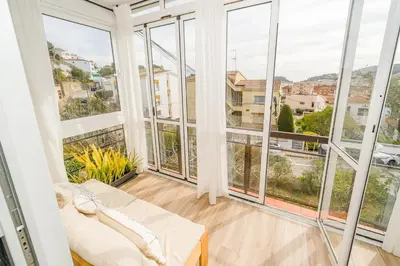 Un balcón o terraza de Pau Picasso 2 – Estudio con Terraza en Tossa