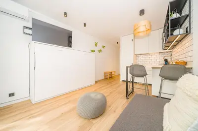 Una televisión o centro de entretenimiento en Pau Picasso 2 – Estudio con Terraza en Tossa