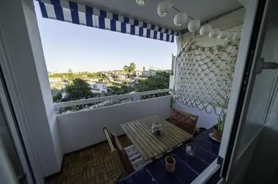 Un balcón o terraza de HomeHolidaysRentals Pinedalovers - Costa Barcelona