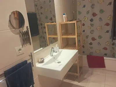 Plano de Espacioso dúplex de 3 habitaciones con piscina y parking
