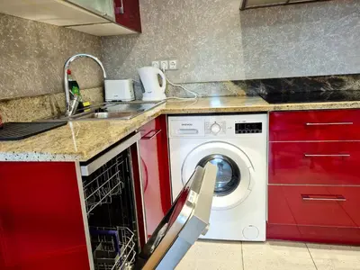 Una cocina o zona de cocina en Belice B6 & Parking