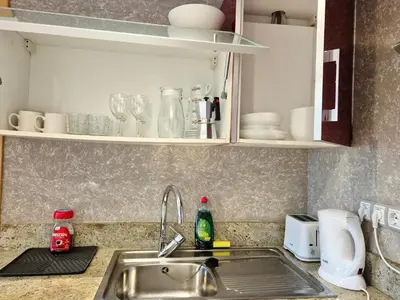 Una cocina o zona de cocina en Belice B6 & Parking