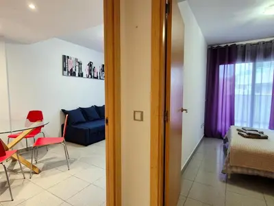 Cama o camas de una habitación en Belice B6 & Parking