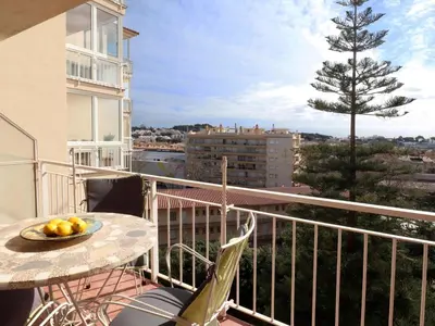 Un balcón o terraza de Apartamento junto al mar en S'Agaró, 4 personas, terraza - ES-298-2