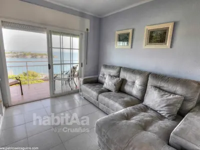 Zona de estar de Apartamento vista mar para 5 personas con parking y aire acondicionado en S'Agaró - ES-298-4