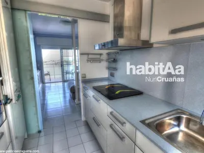Una cocina o zona de cocina en Apartamento vista mar para 5 personas con parking y aire acondicionado en S'Agaró - ES-298-4
