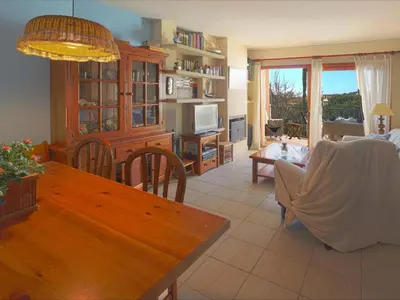 Plano de Gran apartamento para 5 personas con terraza y parking en S'Agaró - ES-298-8