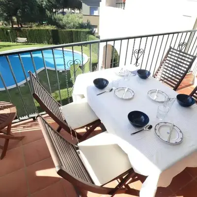 Gran apartamento para 5 personas con terraza y parking en S'Agaró - ES-298-8