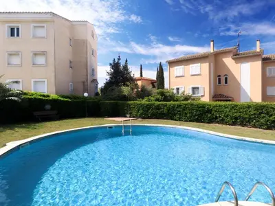 Piscina en o cerca de Apartamento en S'Agaró para 6 personas con piscina y aparcamiento - ES-298-3