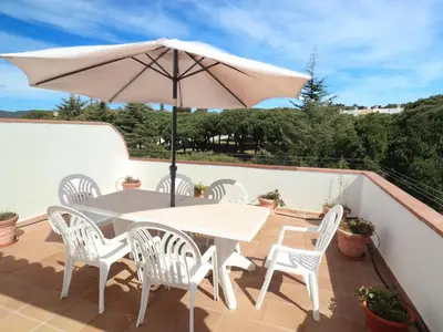 Piscina en o cerca de Apartamento en S'Agaró para 5 personas con terraza - ES-298-5
