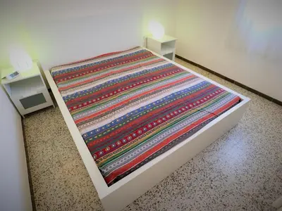 Cama o camas de una habitación en Apartamento para 6 a 300m de la playa Sant Pol S'Agaró - ES-298-22