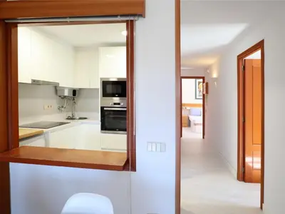Una cocina o zona de cocina en Apartamento para 6 pers con piscina y parking en S'Agaró - ES-298-21