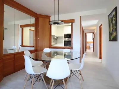 Una cocina o zona de cocina en Apartamento para 6 pers con piscina y parking en S'Agaró - ES-298-21