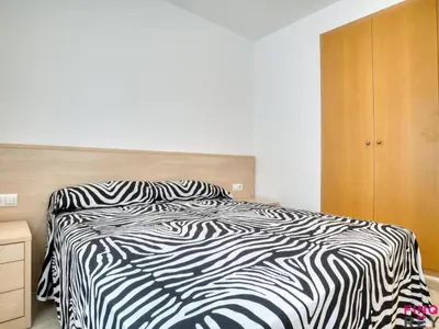 Cama o camas de una habitación en Apartamento céntrico en S'agaró con balcón y estacionamiento - ES-298-28