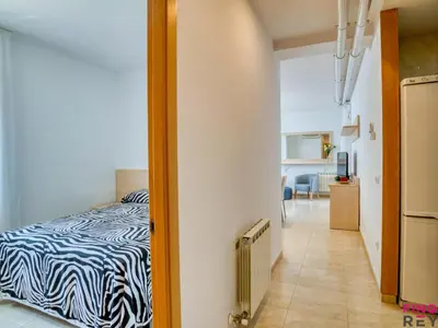 Cama o camas de una habitación en Apartamento acogedor en S'agaró con aparcamiento cerca de la playa - ES-298-26