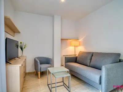 Zona de estar de Apartamento céntrico en S'agaró con parking y balcón - ES-298-48
