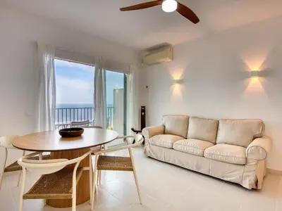 Zona de estar de Apartamento en Sant Pol con Wifi y Aparcamiento - ES-298-54