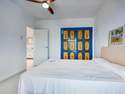 Cama o camas de una habitación en Apartamento en Sant Pol con Wifi y Aparcamiento - ES-298-54