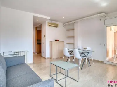 Zona de estar de Apartamento céntrico en S'agaró, cerca de la playa, con parking - ES-298-52