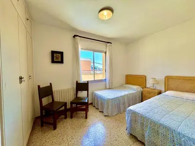 Cama o camas de una habitación en Ático con vista panorámica - 6 pers. - ES-298-58