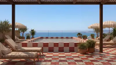 Paisaje cerca de este hotel